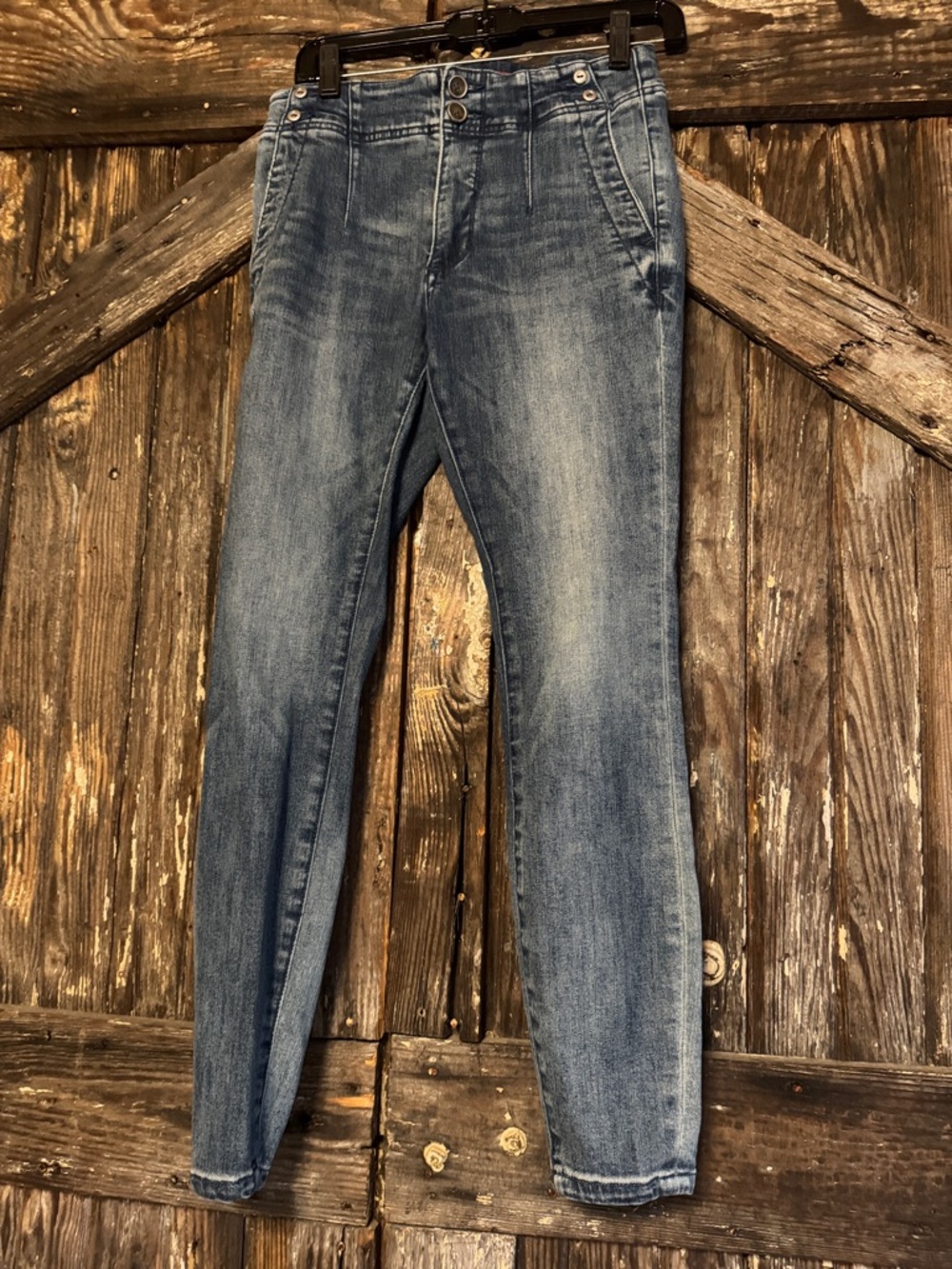 Anthropologie Pilcro High-Rise Faded Blue Women's Jeans